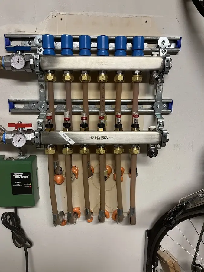 Plumber performing Gas Leak Detection at a residential property in Redland